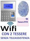 SISTEMA RILEVAZIONE PRESENZE SVAR 2-FINGER/WIFI CON LETTORE RFID, IMPRONTA DIGITALE E SOFTWARE, SENZA ASSISTENZA SOFTWARE - <b>€ 154,00</b>